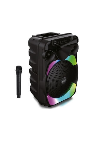 Auris Kln170 10w 8 İnç Kablosuz Mikrofonlu Rgb Bluetooth Hoparlör