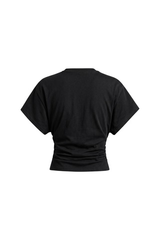 Genius Store Kadın Yarasa Kollu Bluz Pamuklu 2 Li Bluz Yarasakol-2 Beyaz-siyah