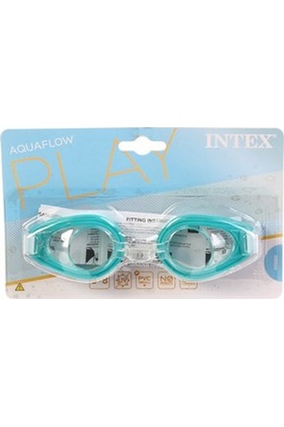 İntex Yüzücü Gözlüğü Deniz Gözlüğü Havuz Gözlüğü 3-8 Yaş Sarı Beyaz