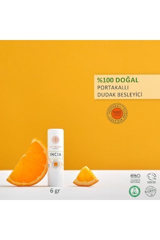 Incıa Doğal Portakallı Dudak Besleyici 6gr