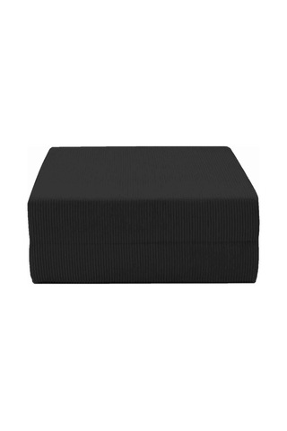 Nura Serisi Minder Şık Ve Konforlu Oturma Alanları İçin Çok Amaçlı Minder 100x100x18 Siyah