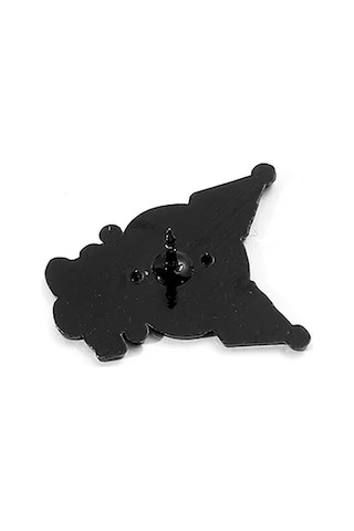 Schulzz Originals Sanrio Kuromi Metal Broş Pin Rozet 3 Cm Siyah