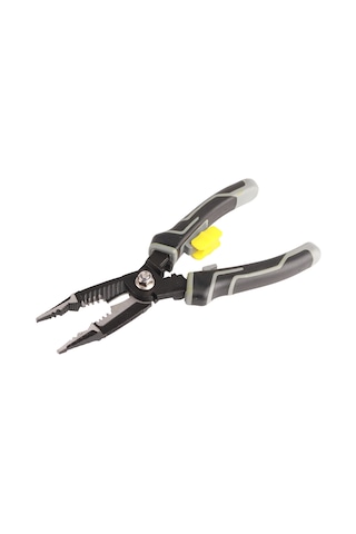 Honmex Gri Elektrikçi Pense - Yüksek Hassasiyetli Bıçaklı, Tel Soyucu, Kesici Ve Presleye Multifonksiyonel Araç