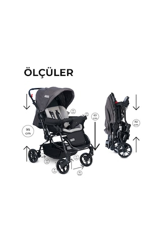 Tommy Baby Elegant Çift Yönlü Bebek Arabası