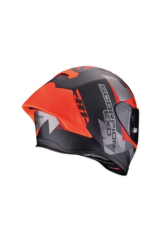 Scorpion Exo R1 Evo Iı Valere Spor Motosiklet Kaskı Mat Siyah Kırmızı Mat Siyah - Kırmızı