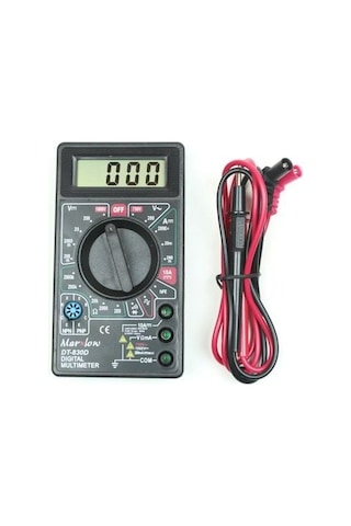 Multimetre Voltmetre Dijital Cep Tipi Dt-830d Siyah