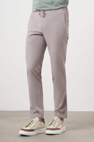 Morven Erkek Taş Polyester İpli Jogger Slim Fit Pantolon Taş
