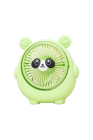 Spring Küçük Bir Yelpaze Yşili Tutan Sevimli Panda 1