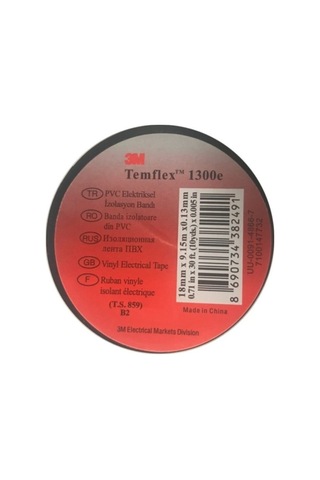 3m Temflex 1300e Pvc Izole Elektrik Bant 10 Adet 8712403019115