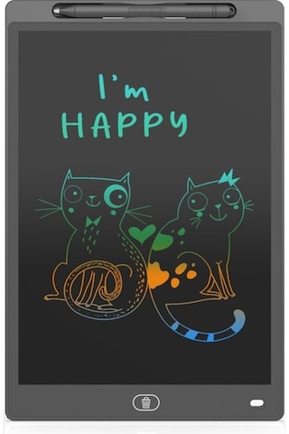 8,5 İnç Lcd Işık Enerjisi Kara Tahta Erken Eğitim Siyah Renkli Ekran Yüksek Parlaklık Yazı Tahtası Siyah