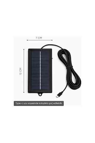 Şarj Edilebilir Kamp Lambası - Wison - Solar Şarjlı Ws-688 Çok Renkli