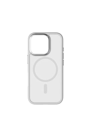 Momax Play CaseForm Apple Uyumlu iPhone 16 Pro Max Magsafe Kılıf Açık Gri