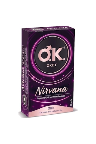 Okey Nirvana Prezervatif 10'lu Okey Nirvana Prezervatif 10'lu