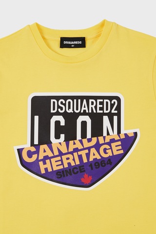 Dsquared2 Çocuk T Shirt Dq0244-d002f Yellow Sarı