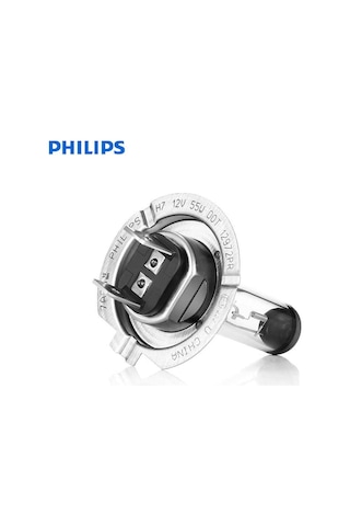 İki Adet Philips H7 55Watt +30 Fazla Işık Standart Ampul 12972