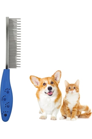 Kısa Tüy Uzun Tüy Kıtık Açıcı Metal Kedi Köpek Tarağı