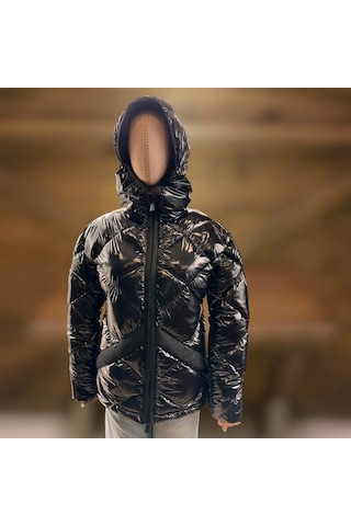 Moncler Siyah Kadın Şişme Mont Siyah