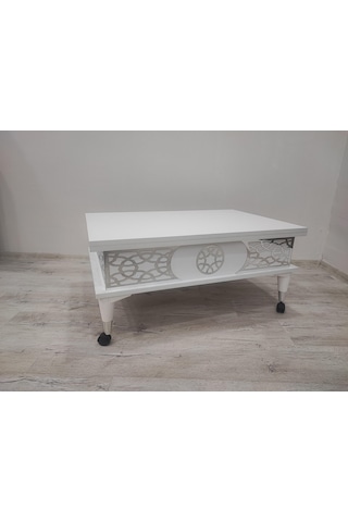 Aras 5 Kademeli Tekerlekli Akıllı Sihirli Orta Sehpa 60x90