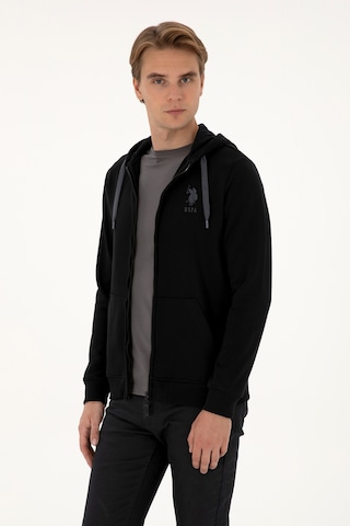 U.s. Polo Assn. Erkek Siyah Hırka Örme 50307765-vr046 Siyah