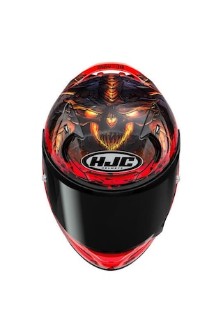 Hjc Rpha12 Diablo Blizzard MC1 Kapalı Motosiklet Kaskı Kırmızı Siyah