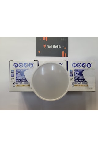 Noas 7 Watt Mr16 G5.3 Led Beyaz Işık Çanak Ampul 10 Adet