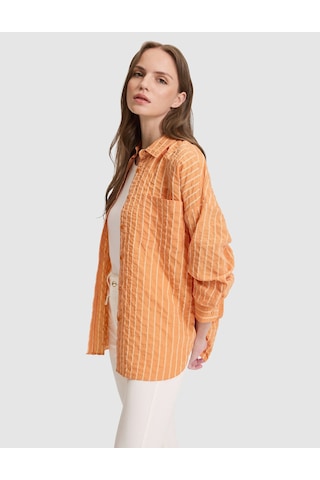 Pierre Cardin Kadın Turuncu Gömlek Desenli 50321108-vr051