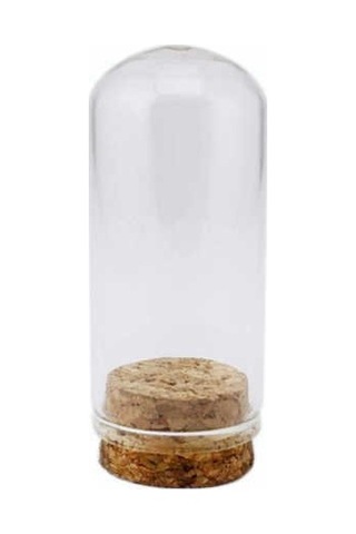 Mantar Tıpalı Ters Deney Tüpü 40 Ml 20 Adet