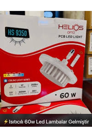 Teknikerelektrik Helios Hs 9350 60 W Sıcak Fanlı E27 Tavan Aydınlatma 3 Renk Dimlenebilir Kumandalı 1 Adet