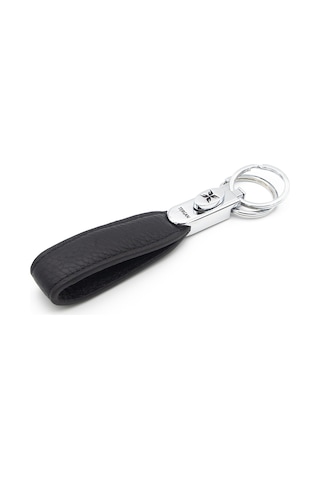 Tergan Siyah Unisex Deri Anahtarlık 0235a41
