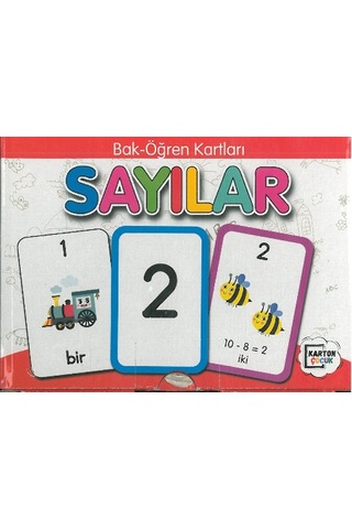 Karatay 4e Bak Öğren Kartları Sayılar