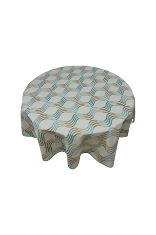 Duck (Sıvı İtici ,Leke Tutmaz) Kumaş,Yuvarlak Yemek Masası Örtüsü (470468645)