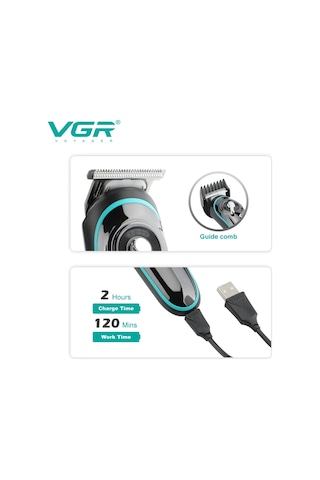 Vgr V-075 T Bıçak Sıfır Kesim Lcd Ekran Şarjlı Tıraş Makinesi