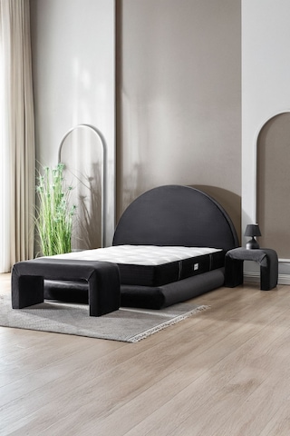Good Night Legom Torba Yaylı Set Yatak Baza Başlık Tek Kişilik Yıkanabilir Ortopedik