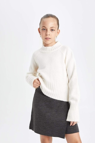 DeFacto Kız Çocuk Antrasit Basic Düz Şort Etek A7172A824WNAR84 Antrasit