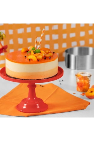 Kaiser Ayarlanabilir Pasta Çemberi Gümüş