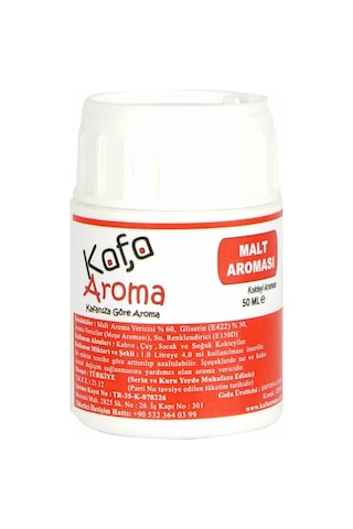 Kafa Aroma İskoç Malt Aroması Hazır Karışım Malt Kiti 50 ML Kafa Aroma İskoç Malt Aroması Hazır Karışım Malt Kiti 50 ML