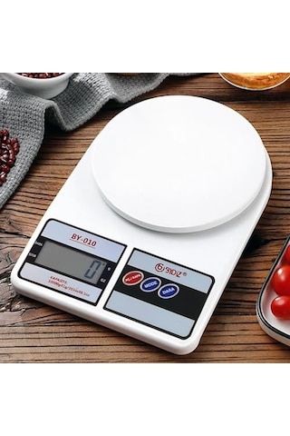 Bydiz Terazi By-010 Dijital Mutfak Terazisi - Mutfak Tartısı - Dara Alma Özellikli, Lcd Ekran, Otomatik Kapanma Özel Diğer
