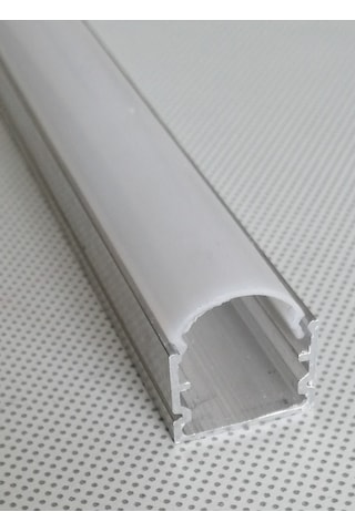 Led Profili Düz Buzlu   Kapak