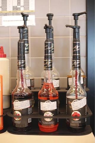 2 Katlı 6 Bölmeli Şurup,sos Standı Cafe,bar,restaurant Siyah