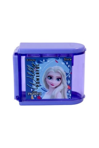 Kalemtıraş Frozen Hazneli 3 Bıçaklı Mor 44676
