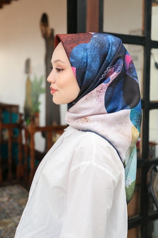 Levidor Twill Eşarp Trend Ldt254-01 Taş-çok Renkli