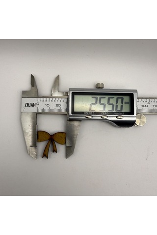 20 Adet Ahşap Küçük Kurdele Hobi Süs Parçaları-737 04