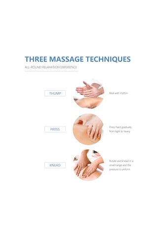 Padalink Tüm Vücut Kas Masaj Cihazı - 3 Farklı Teknik, 10 Seviye Yoğunluk Ayarı İle Kas Ağrısı Ve Stres Giderici, Taşınabilir Ve Otomatik Zamanlama Beyaz