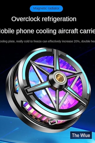 Kablolu Mıknatıslı Rgb Cep Telefonu Güçlü Soğutma Fanı Telefon Ha