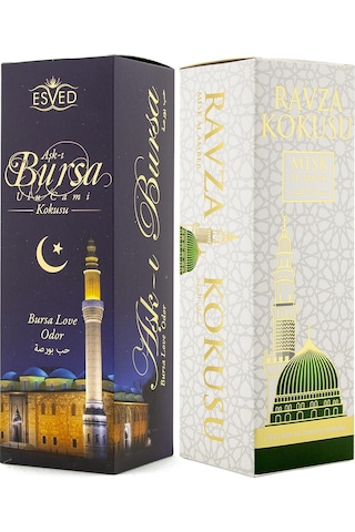 Esved Medine Ravza Kokusu + Bursa Ulu Cami Kokusu Sprey 400 ML