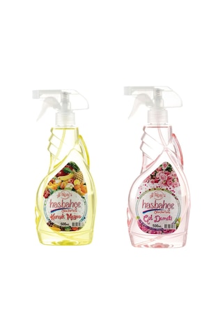 Akçay Hasbahçe Gül Demeti + Karışık Meyve Oda Kokuları 2 x 500 ML