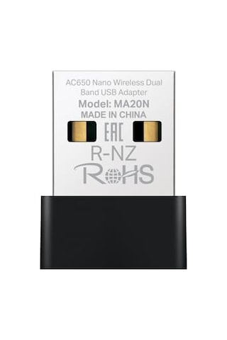 Mercusys Ma20n, Ac650 Mbps Kablosuz Dual-band Nano Usb Adaptör