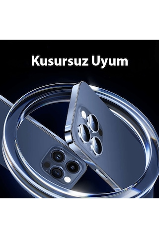 Baseus Apple iPhone 15 Pro Uyumlu -15 Pro Max İçin Corning Serisi Hd Cam Kamer