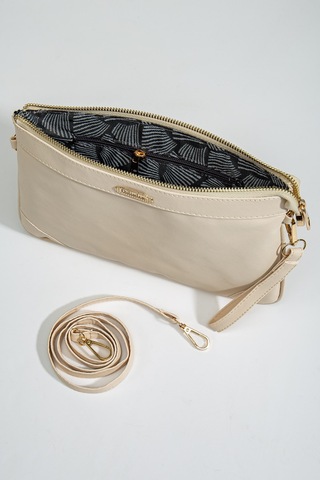 Uzun Kısa Askılı Bej Kadın Portföy Çanta 1998 Kadın