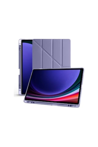 Galaxy Uyumlu Tab S6 Lite 10.4 P610/p617/p620 Uyumlu Premium Kalemli Smart Stand Kılıf Kapaklı Kılıf